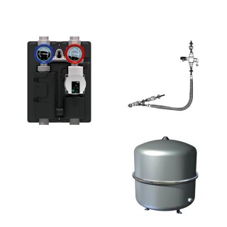 Buderus Zubehörpaket MZ GB125, Heizkreis-Set HS25/6 BU ungemischt, Ausdehnungsgefäß BU-H 50 l, Anschluss-Set AAS