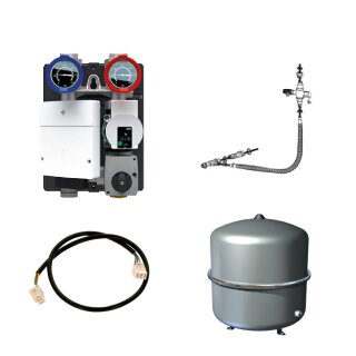 Buderus Zusatzpaket MZ GB125, Heizkreis-Set HSM25/6 MM100 BU gemischt, Ausdehnungsgefäß BU-H 50 l, Anschluss-Set AAS, Verbindungsleitung EMS-Modul