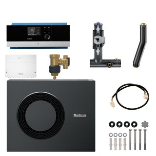 Buderus Ergänzungspaket Wärmepumpe WLW MB A H für GB125, Außeneinheit WLW-10 MB AR, Regelgerät MC110, Bedieneinheit RC310, Hybridmanager HM200.2, Hybridgruppe HF-Set HYC40B.2, Zubehör