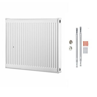 Buderus Heizkörper, Flachheizkörper, Kompakt C-Profil Typ 33 900x2000 mm (H x L) 7750005720