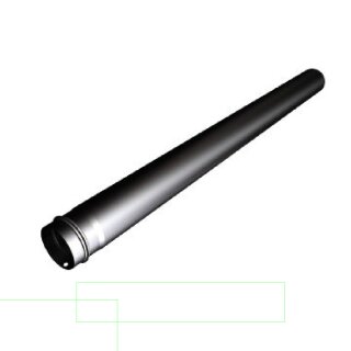 Buderus Abgasrohr 750x80x0,6 schwarz emailliert 63043103