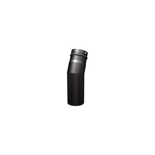 Buderus Abgasbogen 15 Gr 2-tlg o RÖ schwarz/Emailliert 63043108