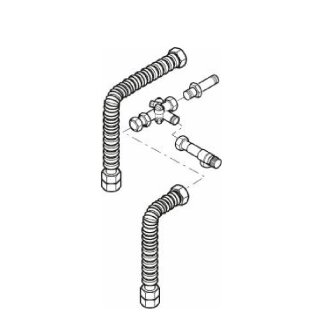 Anschluss-Set S-Flex sanitärseitig für Speicher ES120 / S120 - 87094838