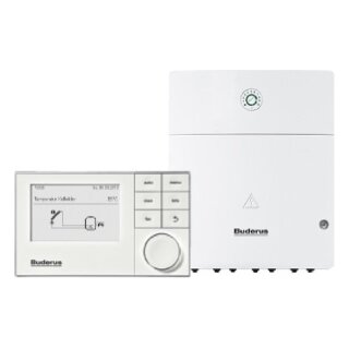 Buderus/Bosch Solar-Autark-Set SC300/SM100 mit Bedieneinheit SC300 und Solarmodul SM100 - 7739612841