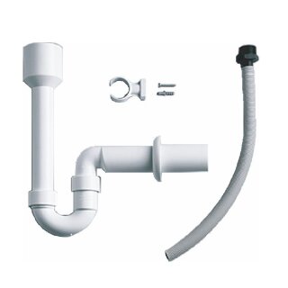 Buderus Ablauftrichter-Set DN40 -> DN50, Trichtersiphon inkl. Kondensatschlauch 80 cm, Zubehör - 7124100