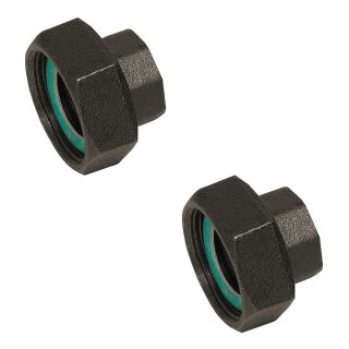 Buderus Pumpenanschlussverschraubung TG 1 1/4"x2" für Heizung inkl. Dichtung (2 Stk) - 80382404