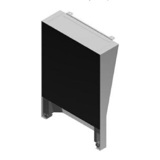 Abdeckung kpl. viereckig schwarz (Haube) - 8737707088