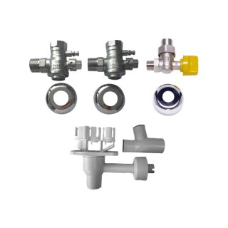 Buderus Anschluss-Set AS5-UP, Unterputz, GU-BS, Siphon-Set, HU, für Single - 7736613431
