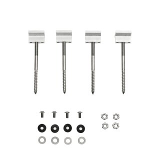 Buderus Dachanbindung/Stockschrauben-Set SKR/SKN/SKT, Wellplatten/Blechdach, 4 Stück - 8718531025