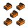 Anschlussklemme 3-polig N/L orange (5 Stück) - 87144044040