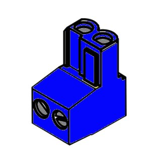 Anschlussklemme 2-polig FR/FS blau für Steuergerät CUS-TRIM MID BC25 - 87144044050