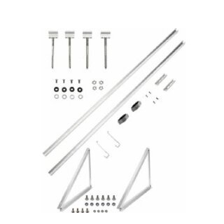 Buderus Aufdach-Aufständerung Erweiterungs-Set SKN4.0w, mit Sparrenanker für Pfanne/Ziegel, waagerecht - 7739610095