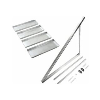Buderus Flachdachmontage Erweiterungs-Set SKN4.0s / SKT1.0s, mit Beschwerungswanne, senkrecht - 7736614831
