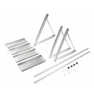 Buderus Flachdachmontage Grund-Set SKT1.0w, mit Beschwerungswannen, waagerecht - 7739603174