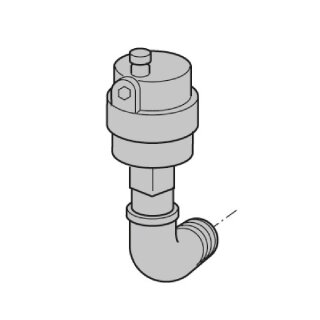 Entlüfter Automat m Winkel SHE V2 verp