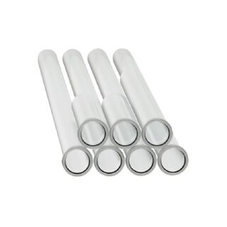 Buderus Abgasrohr-Set DN80 (4x2000 mm/1x1000 mm/2x 500 mm) PP-Kunststoff, max. 120°C -  7738112670