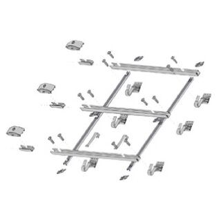 Buderus Aufdachmontage Erweiterungs-Set für hohe Lasten SKN4.0s / SKT1.0s, Pfanne/Ziegel, mit Sparrenanker, senkrecht - 7735600576