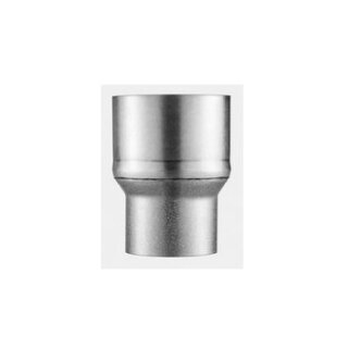 Buderus Adapter Pellet 60 zu 80mm Stahl verzinkt 7736603387