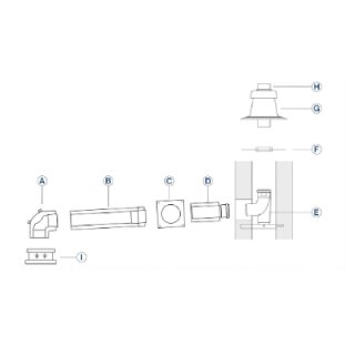 Buderus Grundbausatz GA-K, d:60/100