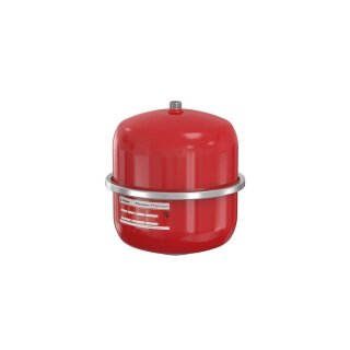 Flamco Membran-Druckausdehnungsgefäß Flexcon Premium 12/2.5  für Heizungs- u. Kühlanlagen, 12 Liter, bis 6 bar, bis 90°C, R 3/4", rot - 7738336881