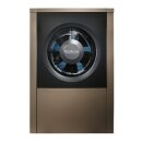 Buderus Luft-Wasser-Wärmepumpe Logatherm WLW196i-11 AR TP120 reversibel für monoenergetischen Betrieb mit integr. Pufferspeicher 120L, Innen- & Außeneinheit, Funkmodul MX400, schwarz - 7739616349