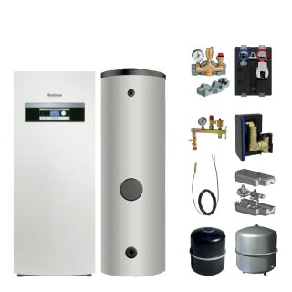Buderus WPS 10-1 Wärmepumpen-Paket Logaplus WPS7-1, Marani Kombispeicher BPU500-C, Heizkreis-Set HS25/6 ungemischt, Solebefülleinrichtung, 1 Heizkreis ungemischt - 7739616844