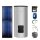 Buderus Solar-Paket Logaplus S2 silber, 2x Flachkollektor SKN4.0 senkrecht 4,74 m², WW-Speicher SM300, Solarstation KS0110 SC20/2 mit integr. Regelung, Solar Fluid, Anschluss-Set, Montage-Set Aufdach Pfanne/Ziegel - 7739618383