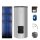 Buderus Solar-Paket Logaplus S2 für Trinkwasser 7,11 m² silber, 3x Flachkollektor SKN4.0 senkrecht, WW-Speicher SM300, Solarstation KS0110 SC20/2 mit integr. Regelung, Solar Fluid - 7739618386