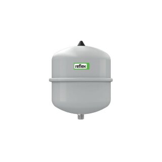 Reflex Membran-Druckausdehnungsgefäß N8 für Heizungs- u. Kühlanlagen, 8 Liter, max. 4 bar, R 3/4", grau - 7738337955