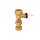 AFRISO Kappenventil G 3/4" x 3/4" mit Ablasshahn Nr. 77924 , 120°C, KVS 0,5 m / h³, Messing - 7738342117
