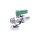 BEE KFE Füll-/Entleerhahn 195 D2 für Trinkwasser 1/2" Außengewinde DN15, Durchgangsform, PN10, Messing verchromt - 7738342453
