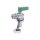BEE KFE Füll-/Entleerhahn 195 E für Trinkwasser 1/2" Außengewinde DN15, Eckform, PN10, Messing verchromt - 7738343006