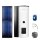 Buderus Solar-Paket Logaplus S70 für Trinkwasser 4,74 m² weiß, 2x Flachkollektor SKN4.0 senkrecht, WW-Speicher SMS310 mit integr. Solarstation KS0105T SM100, Solar Fluid - 7739618389