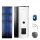 Buderus Solar-Paket Logaplus S70 für Trinkwasser 7,11 m² weiß, 3x Flachkollektor SKN4.0 senkrecht, WW-Speicher SMS310 mit integr. Solarstation KS0105T SM100, Solar Fluid - 7739618393