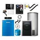 Buderus GBH212-22 kW Gas-Brennwert-Hybridsystem Paket...