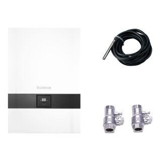 Buderus Elektro-Heizgerät Logaplus-Paket E156-2, E156-4kW mit Speicherfühler und Wartungshahn - 7739620127