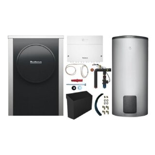 Buderus Logaplus Erweiterungs-Set WLW196i-6 kW S+ (silent), Warmwasserspeicher SH290, BZ, Öl., Ausseneinheit ODU6.2i S+, Hybridgruppe HF-Set-1, Hybrid-Modul HM200.2, BCC32 - 7739621105