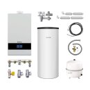 Buderus GB172i.2-20 W H Gas-Brennwert Paket Logaplus-Paket W22
, Warmwasserspeicher SU200, Bedieneinheit BC400 - 7739621316