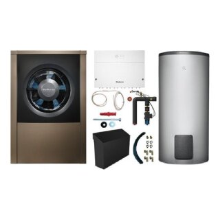 Buderus Logaplus Erweiterungs-Set WLW196i-11 kW, Warmwasserspeicher SH290, Öl, BZ, Ausseneinheit ODU11i,Hybridgruppe HF-Set-1,Hybrid-Modul HM200.2 - 7739621451