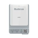 Buderus Luft-Wasser-Wärmepumpe Logatherm WLW186i-12 E monoenergetische Inneneinheit mit Funkmodul MX400, weiß - 8738212432