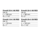 PrimAX T2 25-6 180 RED
230V , inkl. Wärmedämmschale
