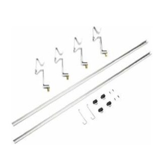 Buderus Aufdachmontage Grund-Set SKN4.0w, Pfanne/Ziegel/Biberschwanz, waagerecht - 7736614808