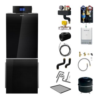Buderus Logaplus-Paket K81 bestehend aus: KB192i.2-15 kW, Erdgas: H/L, Speicher L135.3, Regelung IMC120,Heizkreis-Set HS25MSL ungemischt, Funkmodul MX400, Ausdehnungsgefäß BU-H 35L - 7739622633