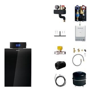 Buderus Logaplus-Paket K82S bestehend aus: KB192i.2-22kW,Erdgas: H/L, Regelung IMC120,Heizkreis-Set HS25MSL ungemischt, Funkmodul MX400, Ausdehnungsgefäß BU-H 35L - 7739622643