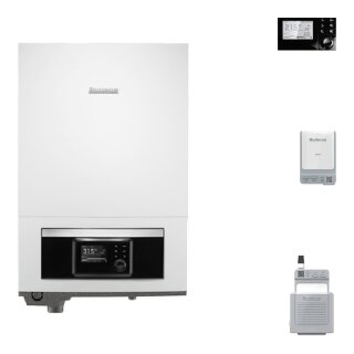 Buderus Logatherm WLW166i-10 E monoenergetische Inneneinheit mit Bedieneinheit HMC310, Funkmodul MX400, Wandhalterung MX400 - 7739622737