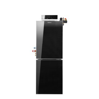 Buderus KB195iT.2-19 kW Öl-Brennwert-Kompaktheizzentrale Logano plus Var A Blaubrenner BZ1.1, WW-Speicher S120 GS-B, Regelgerät IMC120, Bedieneinheit BC400, Heizkreis-/Wasseranschluss L/R - 7739622752