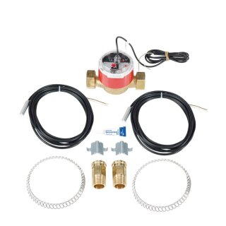 Buderus/Bosch Wärmemengenzähler-Set WMZ1.2 DBS 2.2-15 für Kombination mit SM100/SM200, SC40, FM443 - 7747004456