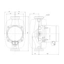 Grundfos ALPHA2 25-40 130mm R1" - G1 1/2" PN10 1ph 230V Heizungsumwälzpumpe inkl. Wärmedämmschale, ALPHA-Stecker gerade - 7738329873