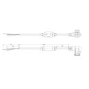 Grundfos Alpha-Winkelstecker, 90° mit 1m Kabel -...